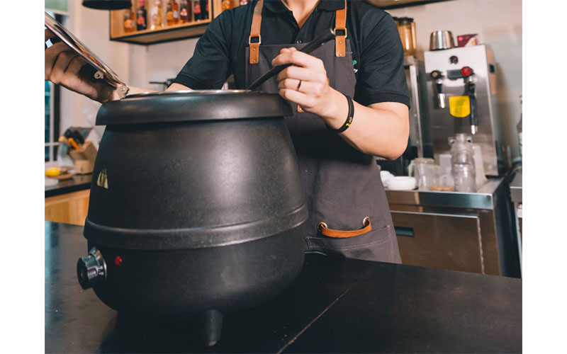 Nồi ủ trân châu vỏ nhựa 10L - Hàng chính hãng