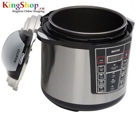 Nồi áp suất điện tử Sanyo EPC-DY609S - Dung tích 6 lít - Hàng chính hãng