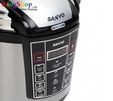 Nồi áp suất điện tử Sanyo EPC-DY609S - Dung tích 6 lít - Hàng chính hãng
