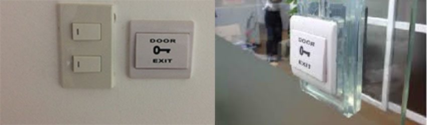 Nút Exit nhấn mở cửa kiểm soát Soyal AR-PB5A - Hàng chính hãng
