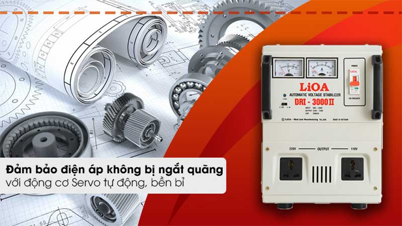 Động cơ Servo của Ổn áp 1 pha LiOA DRI-3000II