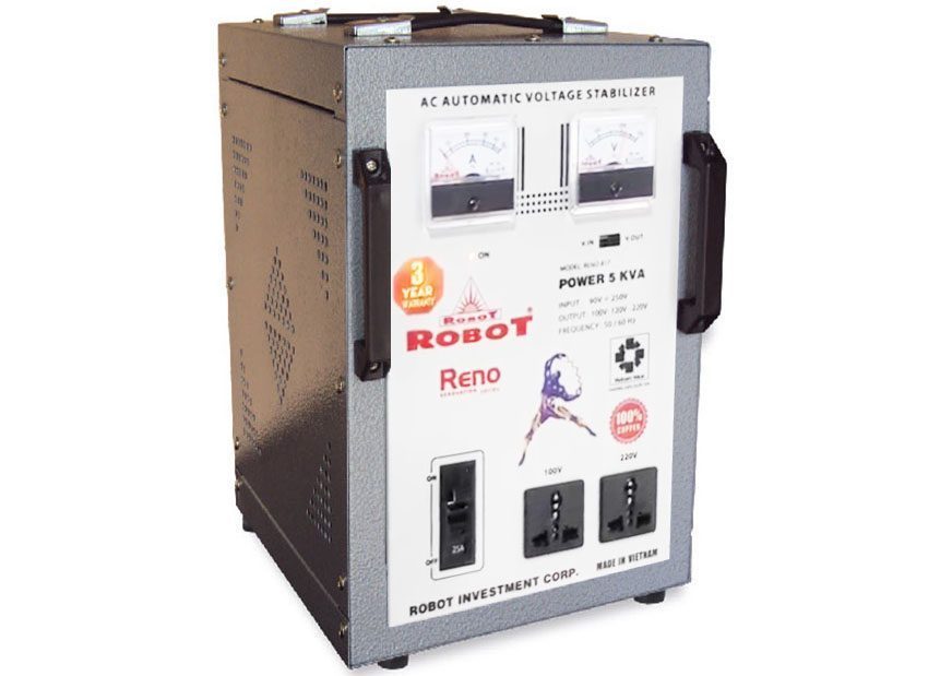 Ổn áp một pha RoBot Reno 817-5KVA 90V-250V