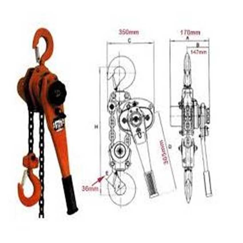 Pa lăng xích lắc tay Kawasaki Lever Hoist VA-3 - Hàng chính hãng
