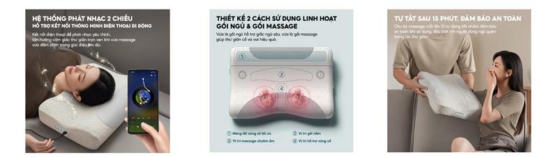 Máy massage cổ Philips PPM3504 - Hàng chính hãng