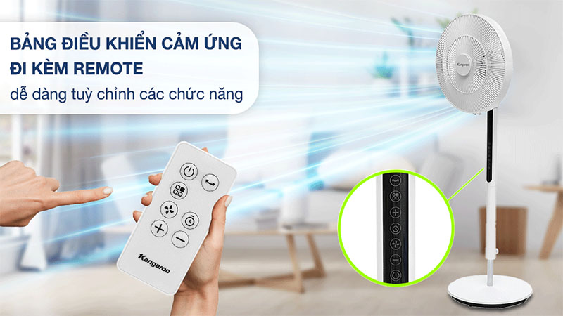 Quạt đứng Kangaroo DC Inverter KG729 - Hàng chính hãng