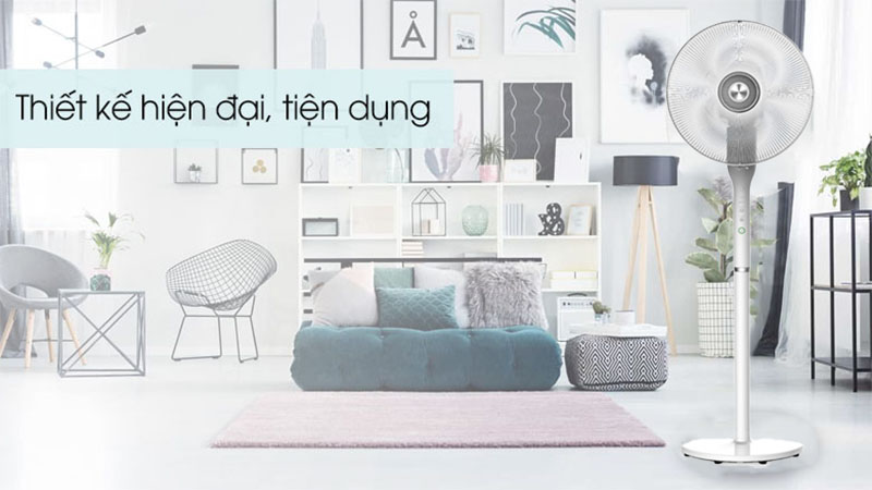 Thiết kế của Quạt đứng quay 306 độ Kangaroo KG728