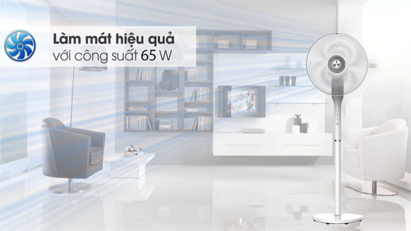 Công suất của Quạt đứng quay 306 độ Kangaroo KG728