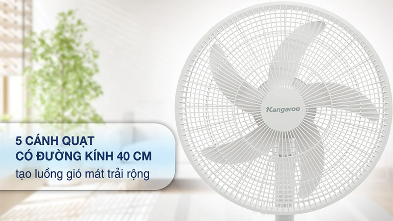 Quạt sạc điện Kangaroo KG739 - Hàng chính hãng