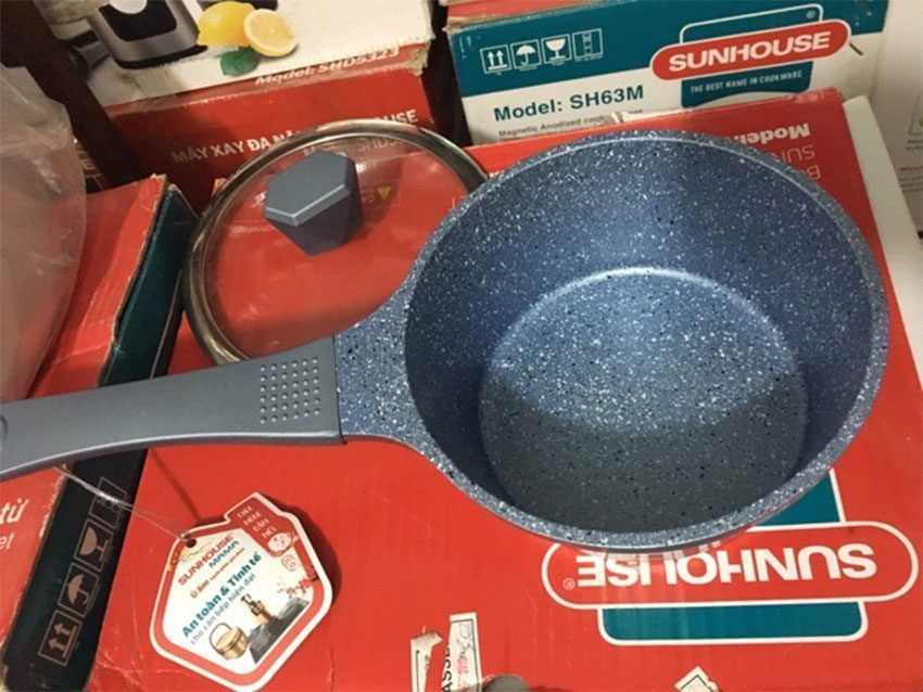 Quánh vân đá đáy từ Sunhouse SHG3116MMA với đường kính 18cm