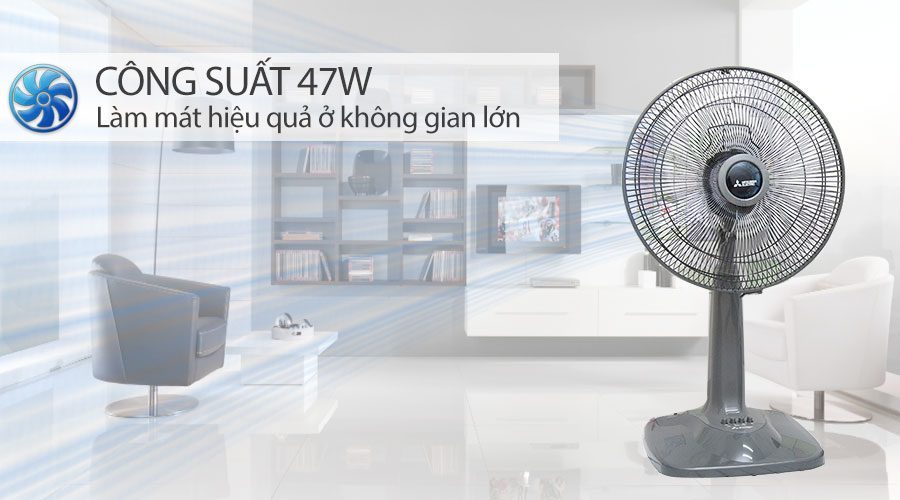 Quạt bàn Mitsubishi R16-GV - Hàng chính hãng