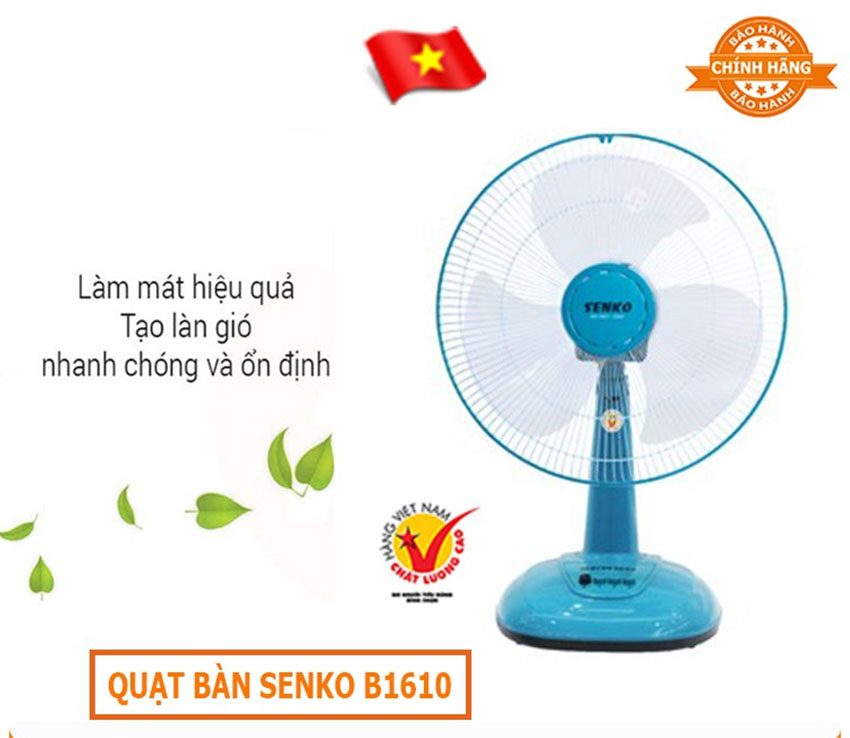 Chức năng của quạt bàn Senko B1610