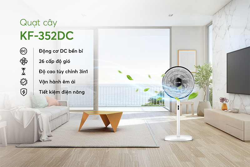 Quạt cây Karofi KF-352DC - Hàng chính hãng