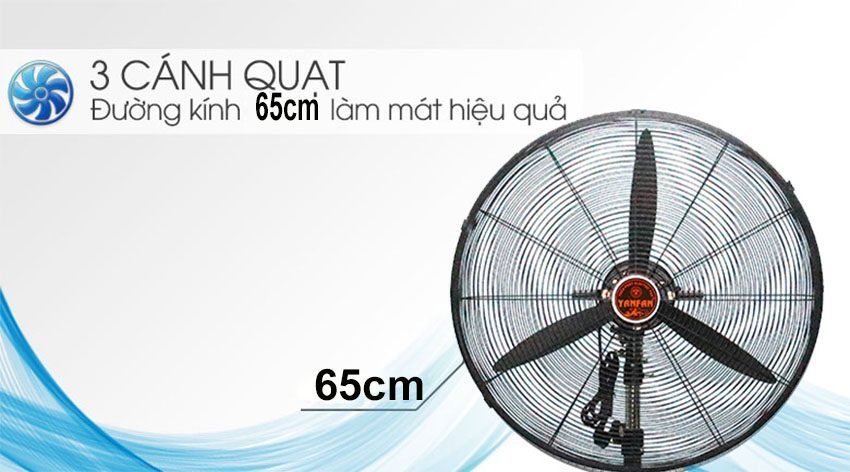 Đường kính cánh của Quạt cây công nghiệp YanFan D26CN