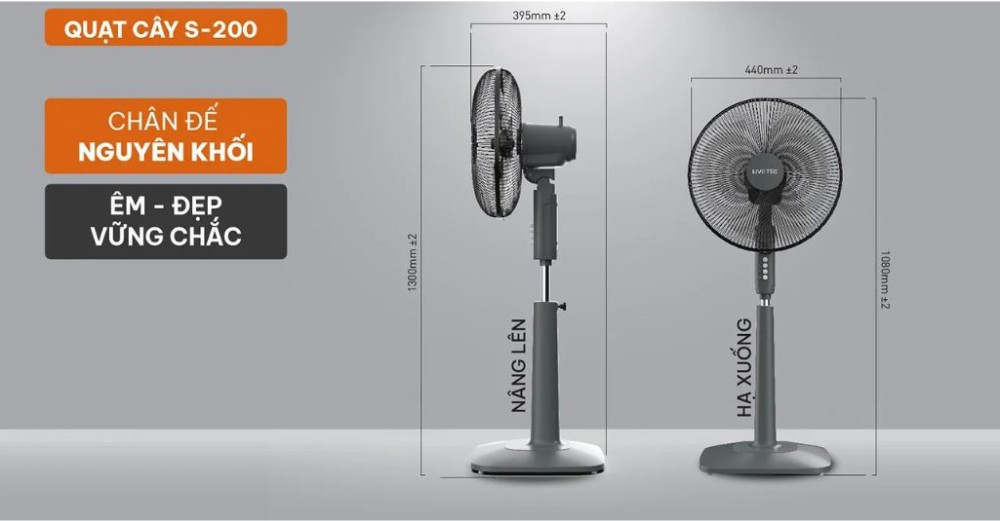 Quạt cây Livotec S-400 - Hàng chính hãng
