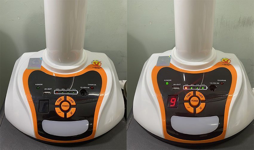 Quạt cây tích điện Honjianda HJD-FL618 - Hàng chính hãng