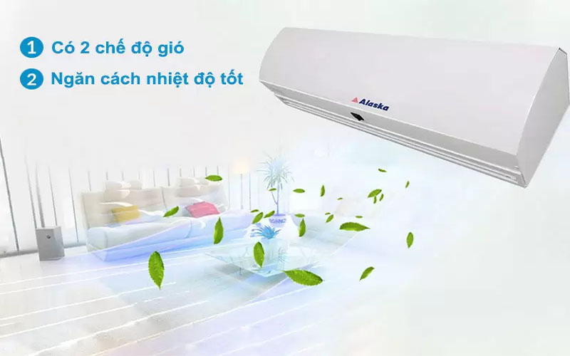 Quạt chắn gió Alaska AFC-1.25-09 - Hàng chính hãng