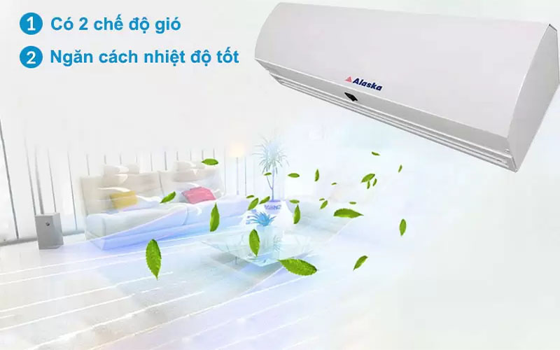 Quạt chắn gió Alaska AFC-1.5-12 - Hàng chính hãng