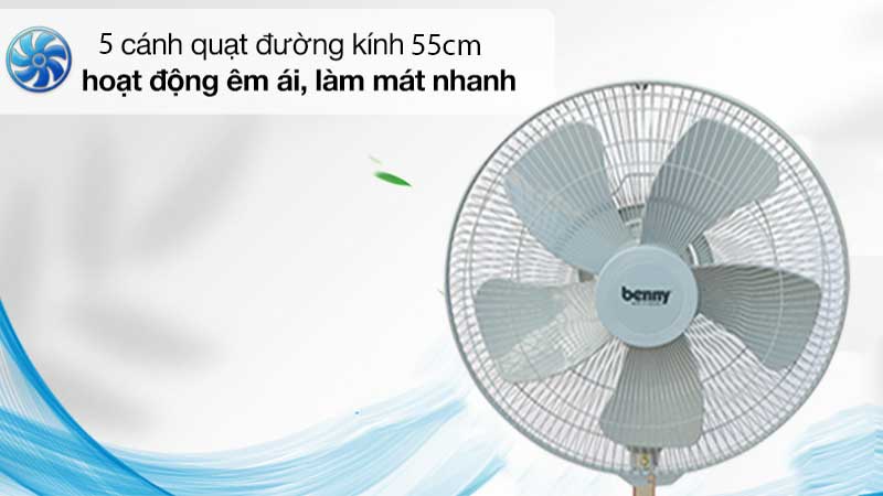 Quạt chân quỳ công nghiệp Benny BF-223F - Hàng chính hãng