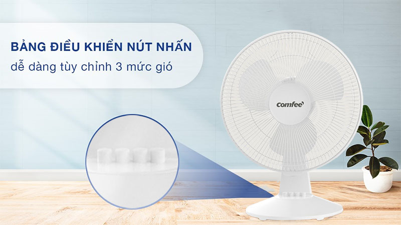 Quạt để bàn Comfee CFT-12PWM0A3 - Hàng chính hãng
