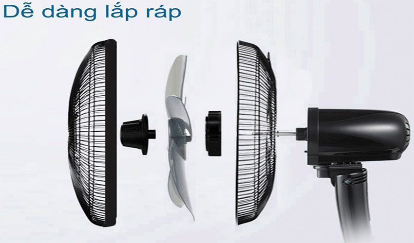 Quạt điện đa năng Kachi MK-143 - Hàng chính hãng