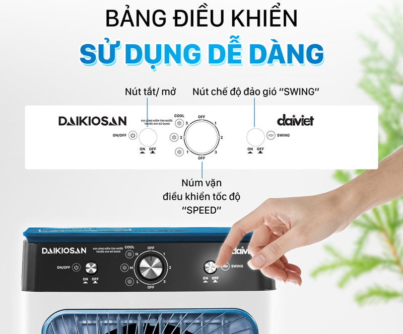 Máy làm mát không khí Daikiosan DM110 - Hàng chính hãng