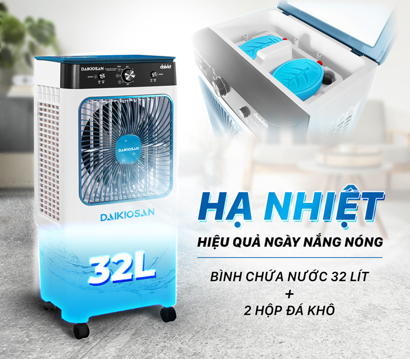 Máy làm mát không khí Daikiosan DM110 - Hàng chính hãng