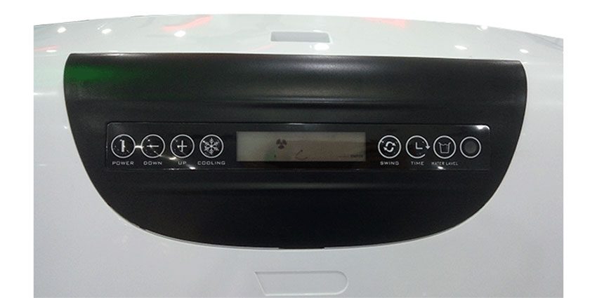 Bảng điều khiển của quạt điều hòa hơi nước Boss S108