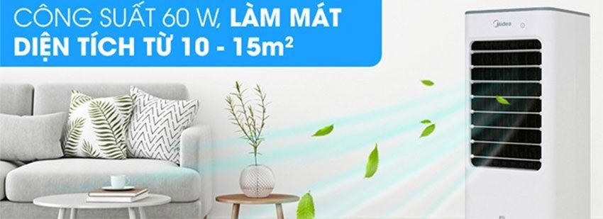 Quạt điều hòa không khí Midea AC100-18B - Hàng chính hãng