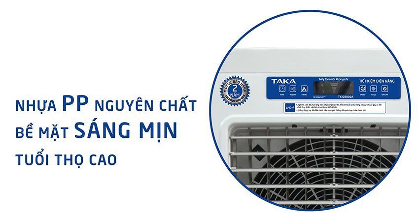 Quạt điều hòa không khí Taka TK-Q8000A - Hàng chính hãng