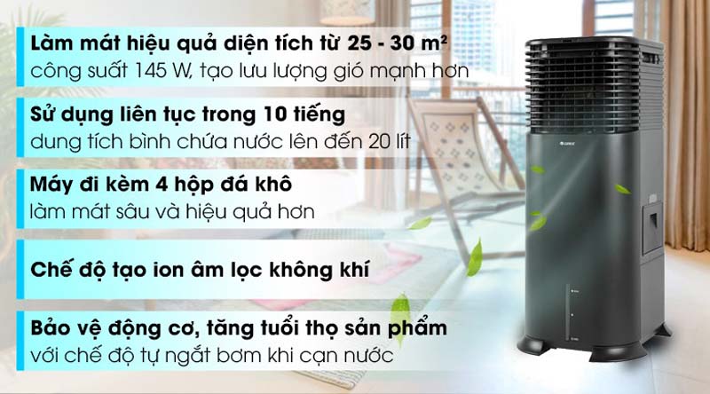 Quạt điều hoà không khí Gree KSWK-2001DegL - Hàng chính hãng