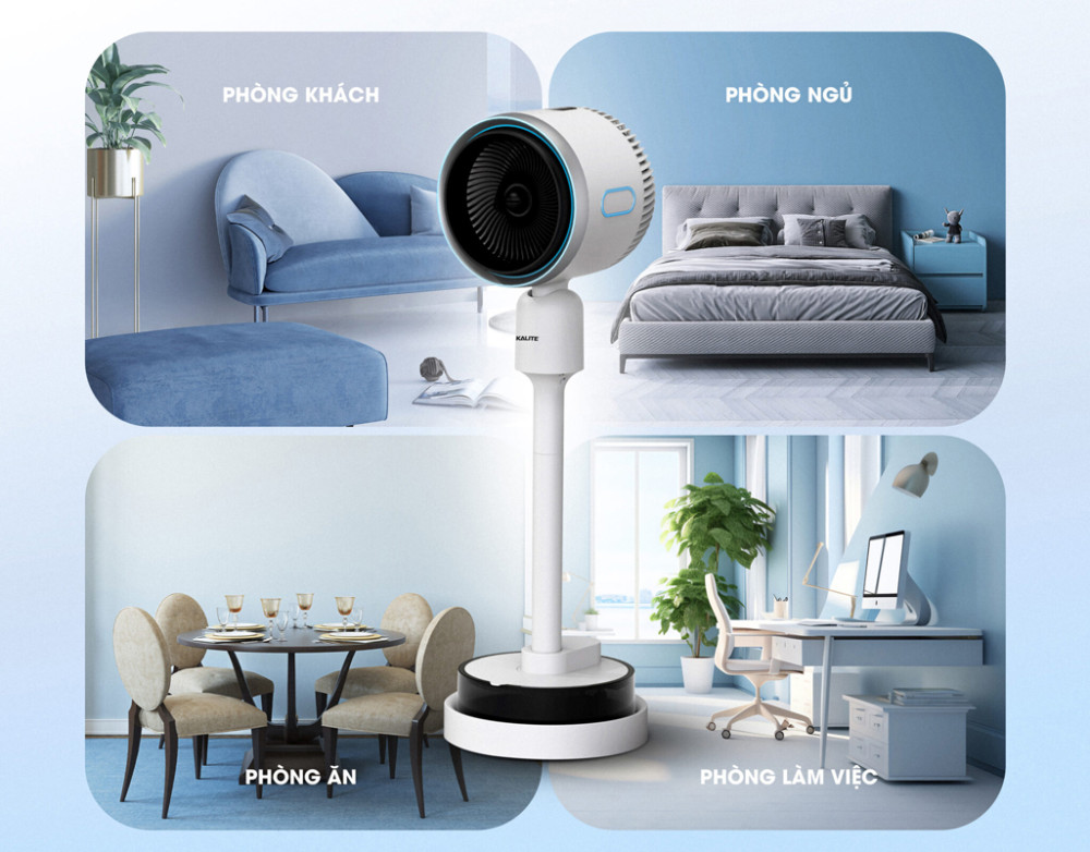Quạt điều hòa thông minh Kalite All in One KSA369 - Hàng chính hãng