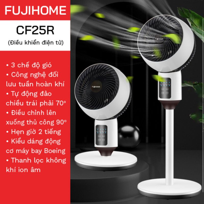 Quạt đối lưu không khí Fujihome CF25R - Hàng chính hãng