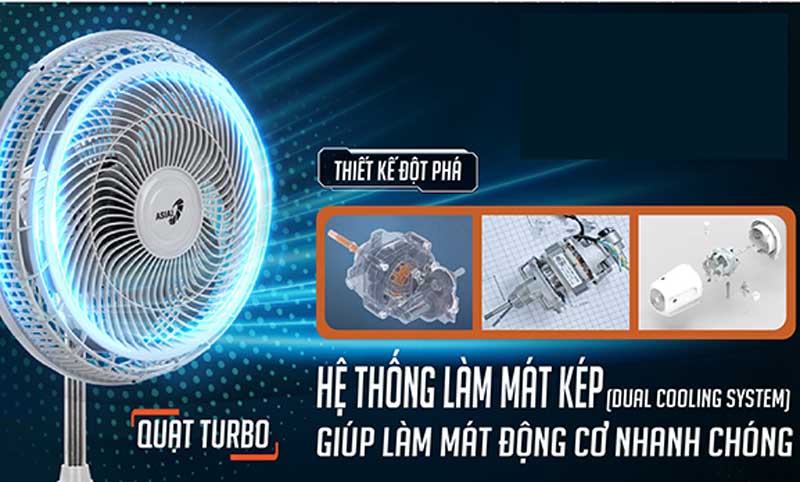 Quạt đứng Asiavina VY639791 - Hàng chính hãng