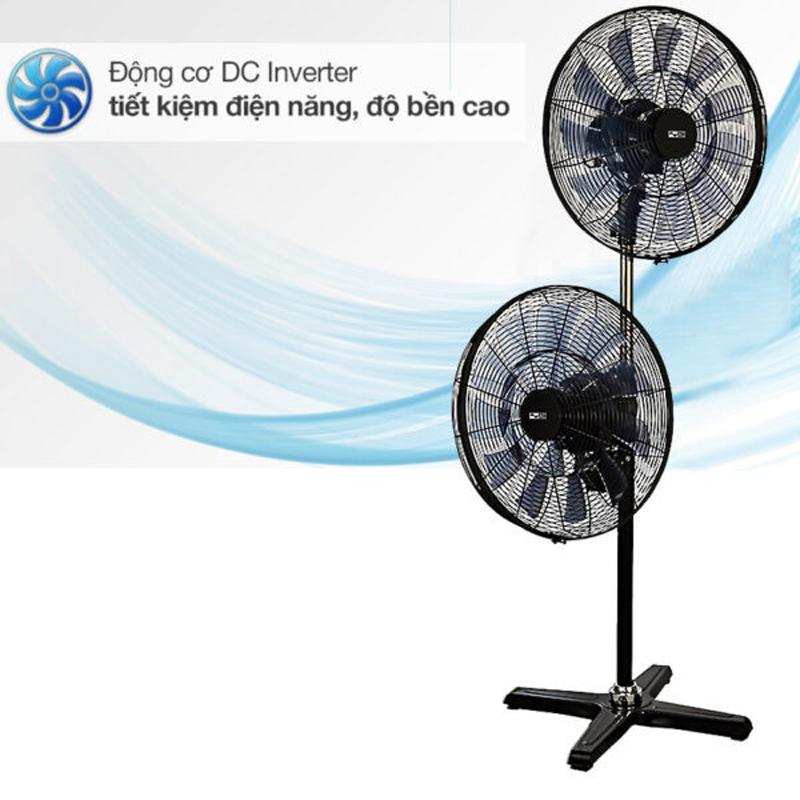 Quạt đứng công nghiệp 2 đầu AC AIS02D1818 - Hàng chính hãng