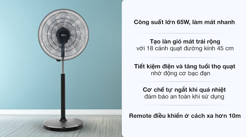 Quạt đứng công nghiệp AC AIS01D1818 - Hàng chính hãng