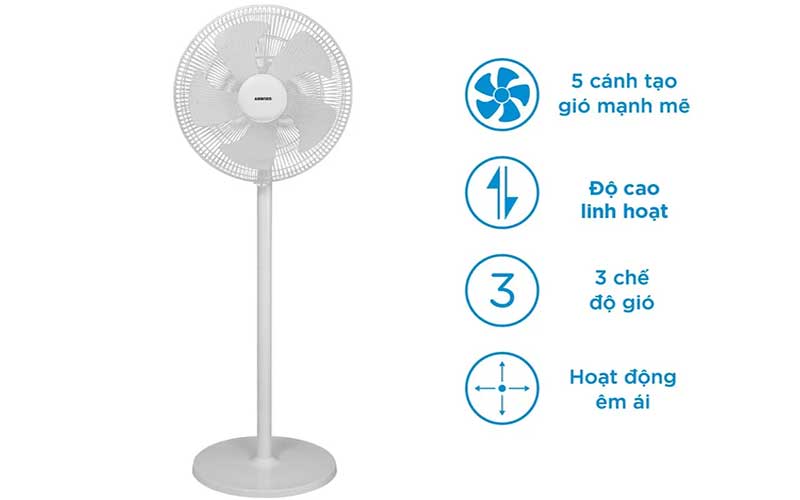 Quạt đứng Asanzo AM520