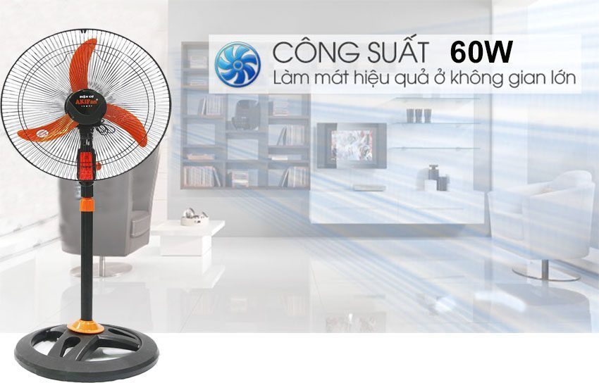 Chức năng của Quạt đứng B500 AkiFan D118