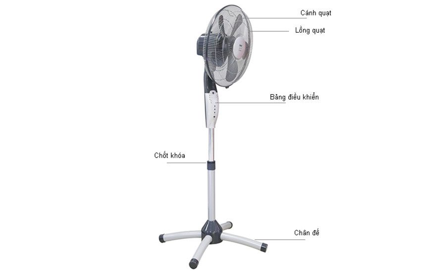 Quạt đứng Fakir VC40S - Hàng chính hãng