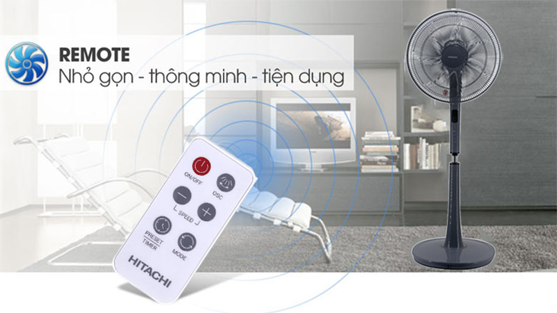 Quạt đứng Hitachi LF-D6RC - Hàng chính hãng