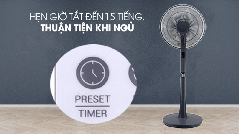 Quạt đứng Hitachi LF-D6RC - Hàng chính hãng