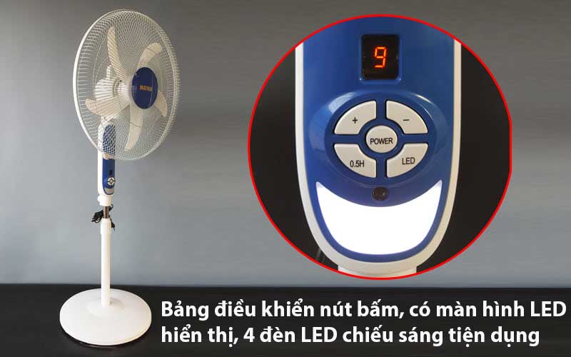 Quạt đứng Matika MTK-6318 - Hàng chính hãng