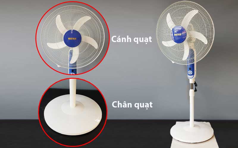 Quạt đứng Matika MTK-6318 - Hàng chính hãng
