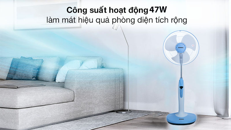 Công suất hoạt động của Quạt đứng Senko DD1602