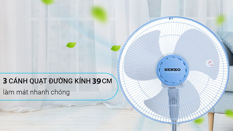 Đường kính cánh của Quạt đứng Senko DD1602