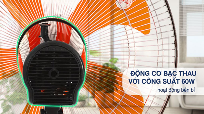 Động cơ và công suất của Quạt đứng Senko DTS1609