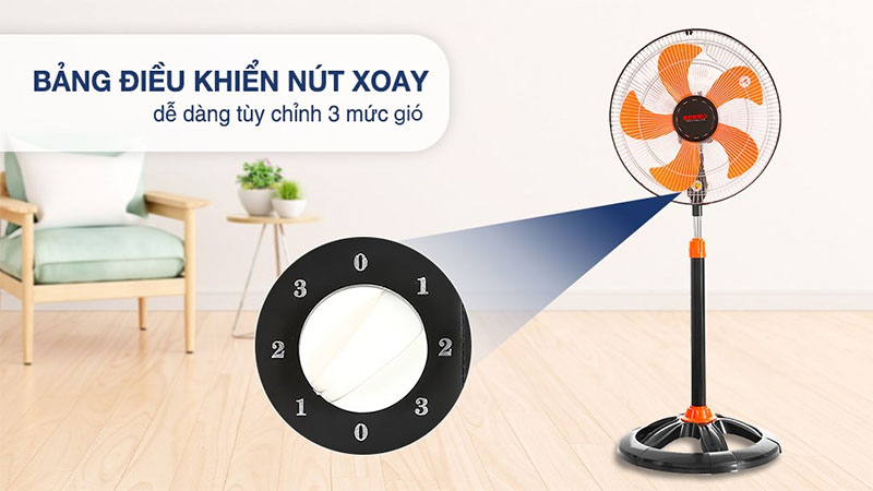Điều khiển của Quạt đứng Senko DTS1609