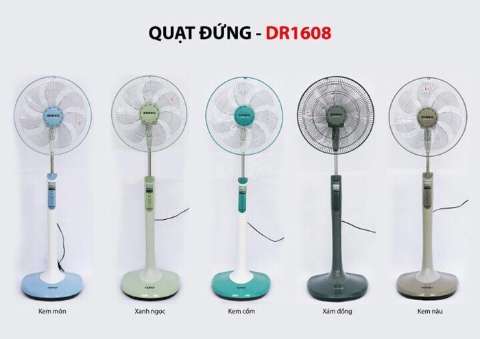 Quạt đứng Senko có Remote DR1608 - Hàng chính hãng