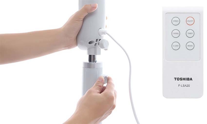 Remote điều khiển của quạt đứng Toshiba F-LSA 20(W)VN