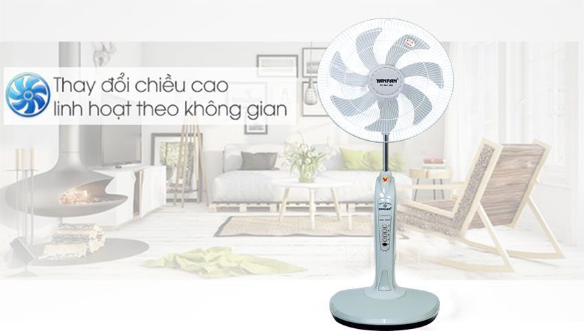 Quạt đứng YanFan DR1688 có Remote - Hàng chính hãng