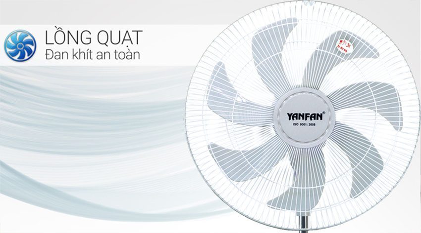 Quạt đứng YanFan DR1688 có Remote - Hàng chính hãng